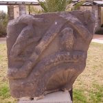 Fragment of gable, courtesy of Eran Meir © <i> synagogues.kinneret.ac.il </i>