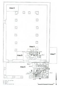 Excavation plan. Aviam 2002  © <i> synagogues.kinneret.ac.il </i>