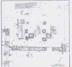 Excavation plan Biran and Shoham 1987: 199, courtesy of the Israel Exploration Society © <i> synagogues.kinneret.ac.il </i>