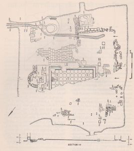 Plan, Levy 1960: 8, courtesy of the Institute of Archaeology  the Hebrew University of Jerusalem © <i> synagogues.kinneret.ac.il </i>