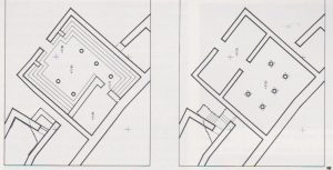 The two phases Netzer 1991: 403 plan 35, courtesy of the Israel Exploration Society © <i> synagogues.kinneret.ac.il </i>