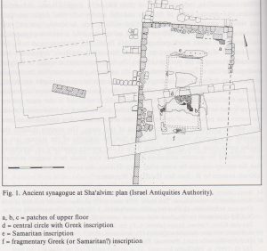 Plan, Reich 1994: 228, courtesy of Ronny Reich, the Israel Antiquities Authority and the Israel Exploration Society © <i> synagogues.kinneret.ac.il </i>