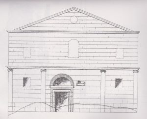 Reconstruction Maoz 1995 plate 46, Courtesy of Zvi Maoz © <i> synagogues.kinneret.ac.il </i>